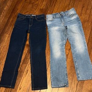 Cat & Jack Kids Jeans - Dark Blue and Light Blue